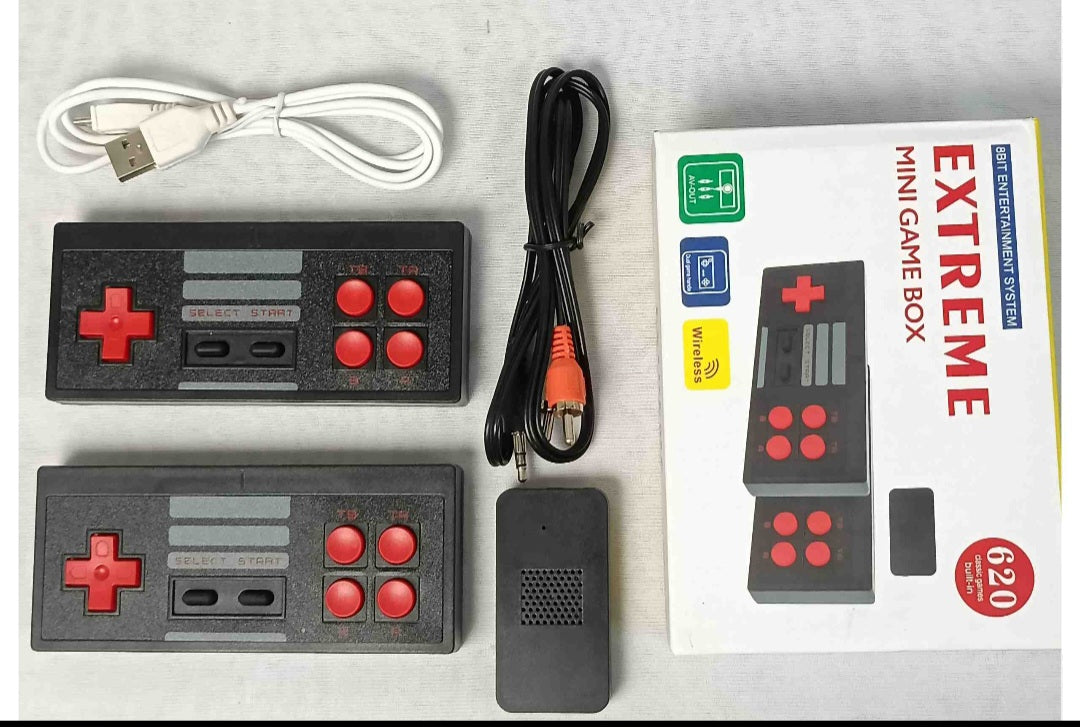 U-BOX WIRELESS TV GAME PAD WITH 620 GAMESE EXTREME VIDEO GAME 🎮