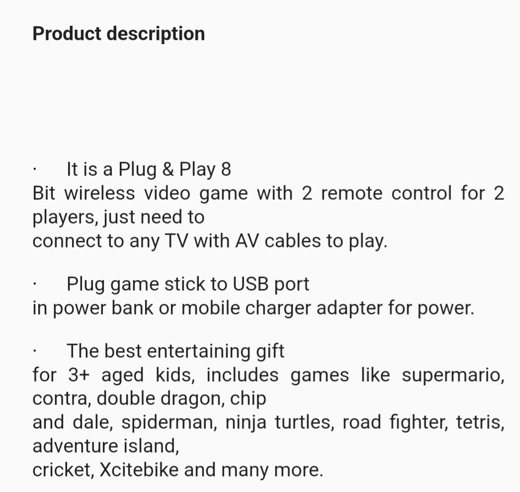 U-BOX WIRELESS TV GAME PAD WITH 620 GAMESE EXTREME VIDEO GAME 🎮