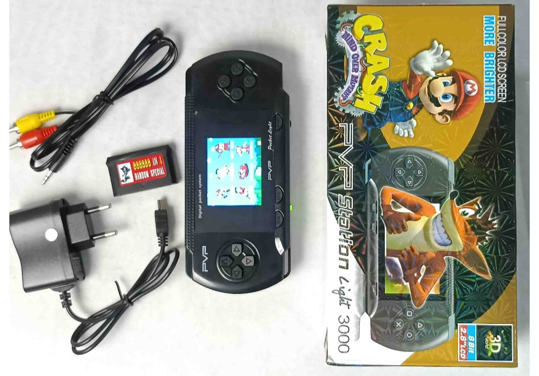 PVP 2 Game Station Light 3000 Handheld Video Game Console  games for Kids