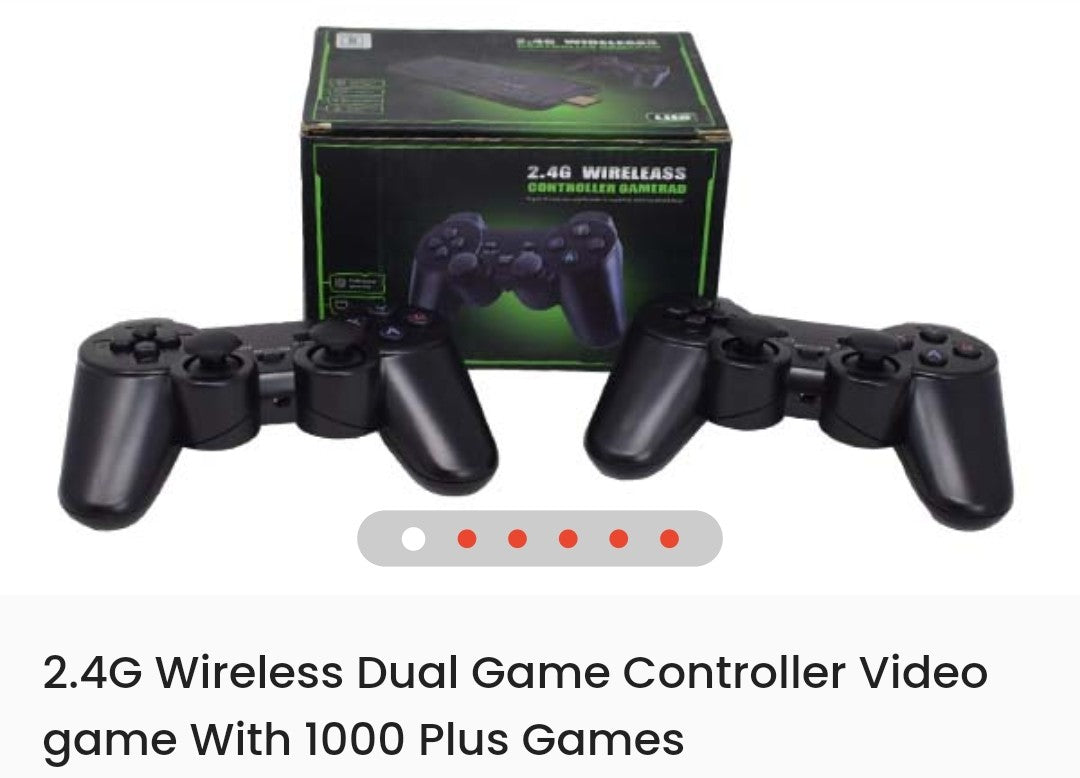 M8 2.4g Green Ultimate Gaming Experience With Wireless Game Console 2.4G HD Arcade PS1