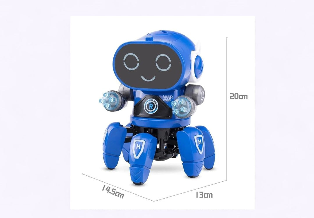 Bot Robot Toy with Lights & Sound – 6 Legs Dancing Action