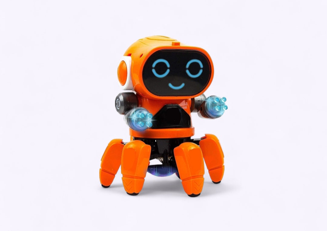 Bot Robot Toy with Lights & Sound – 6 Legs Dancing Action