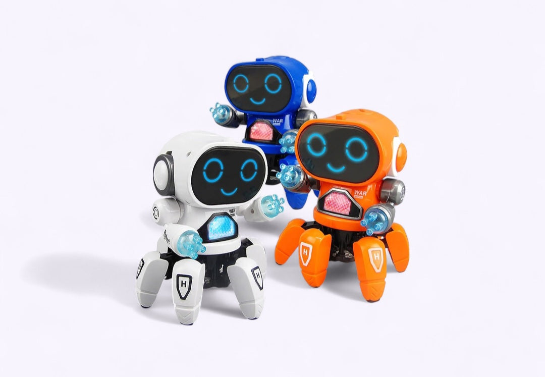 Bot Robot Toy with Lights & Sound – 6 Legs Dancing Action