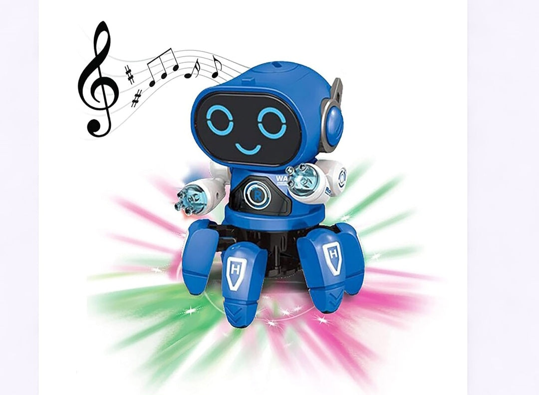 Bot Robot Toy with Lights & Sound – 6 Legs Dancing Action