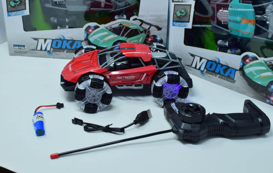 4ch Moka Metal Drift Racing All Direction Wheels Electric Car With lights