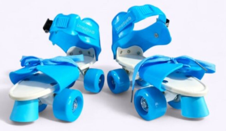Adjustable Roller Skates with Straps and Laces