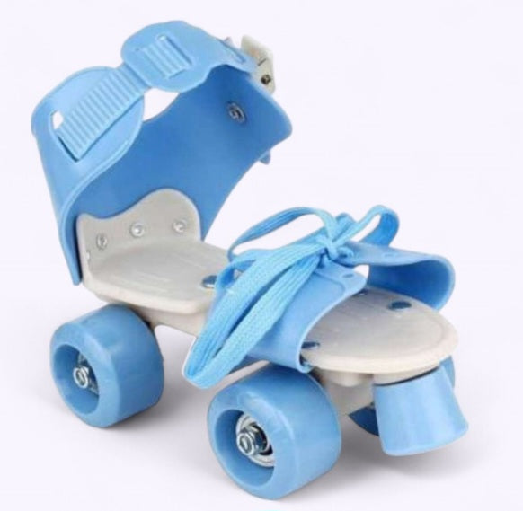 Adjustable Roller Skates with Straps and Laces
