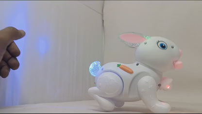 Hopping Rabbit With Projector Light