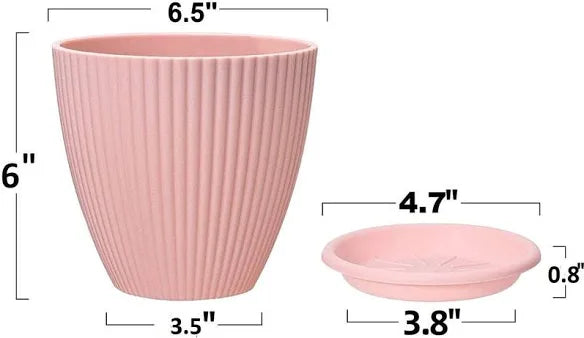 Plant Pot with drainage hole (pack of 5)